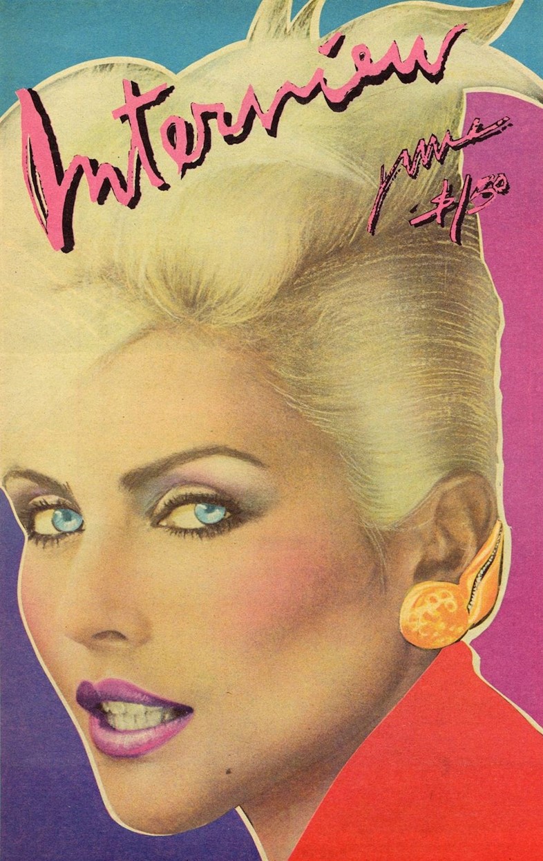 Debbie Harry on the cover of Interview magazine