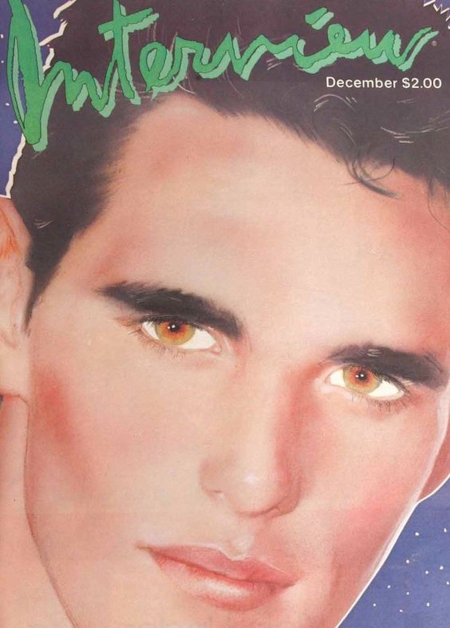 Matt Dillon on the cover of Interview magazine