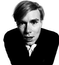 Andy Warhol 1965 &#169; David Bailey. Courtesy Gagosian