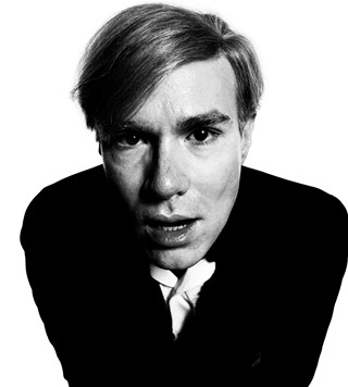 Andy Warhol 1965 &#169; David Bailey. Courtesy Gagosian