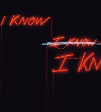 Lot 3, Tracey Emin, I know I Know I Know