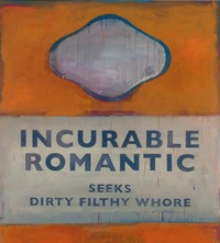 Lot 23, Harland Miller, Incurable romantic seeks f