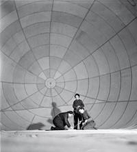 Women Working on the Barrage Balloon, 1941, by Cecil Beaton